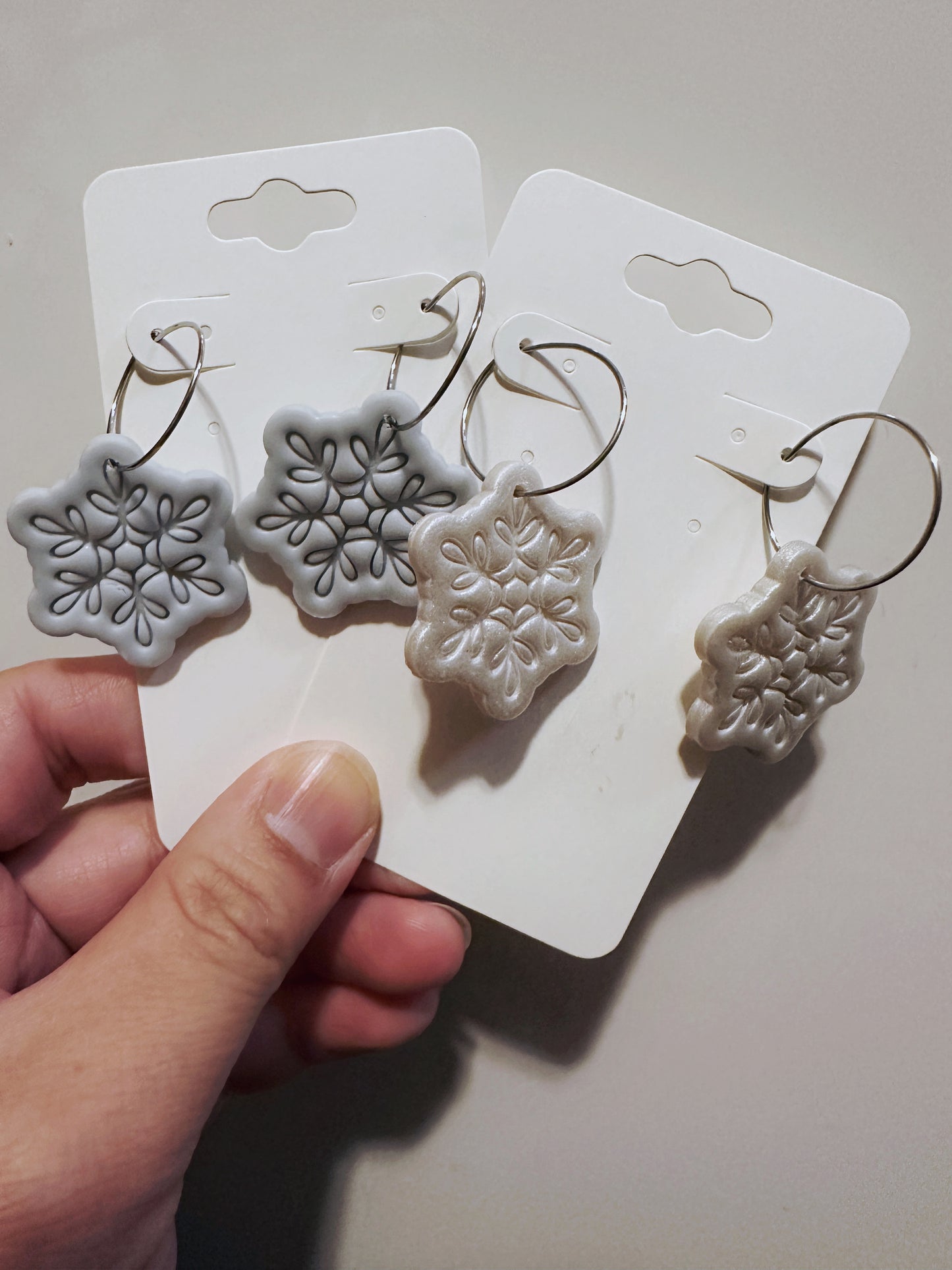Stamped snowflake