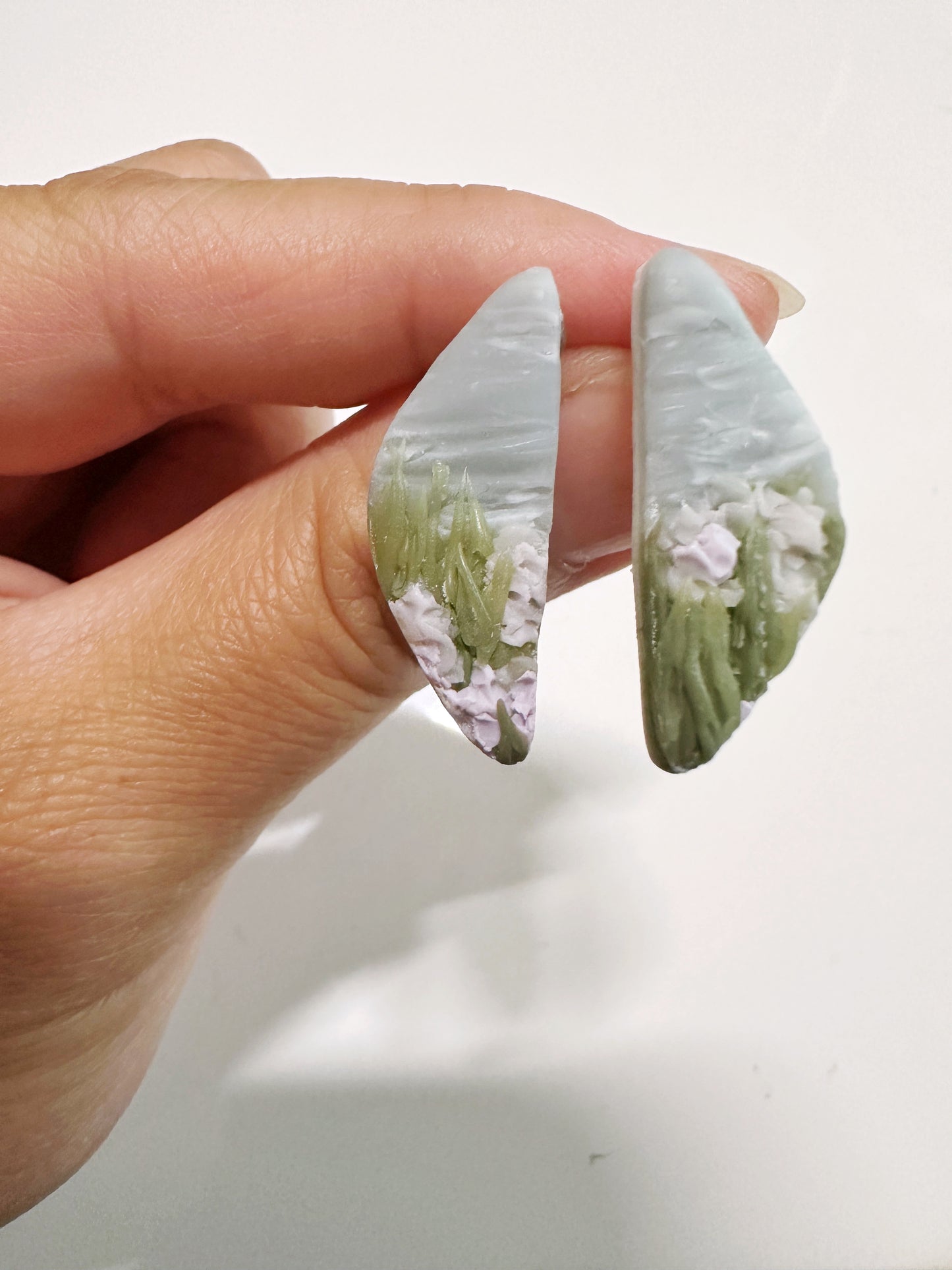 Lavender Field Stud Earring