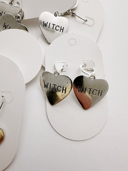 Witch Huggie Earrings